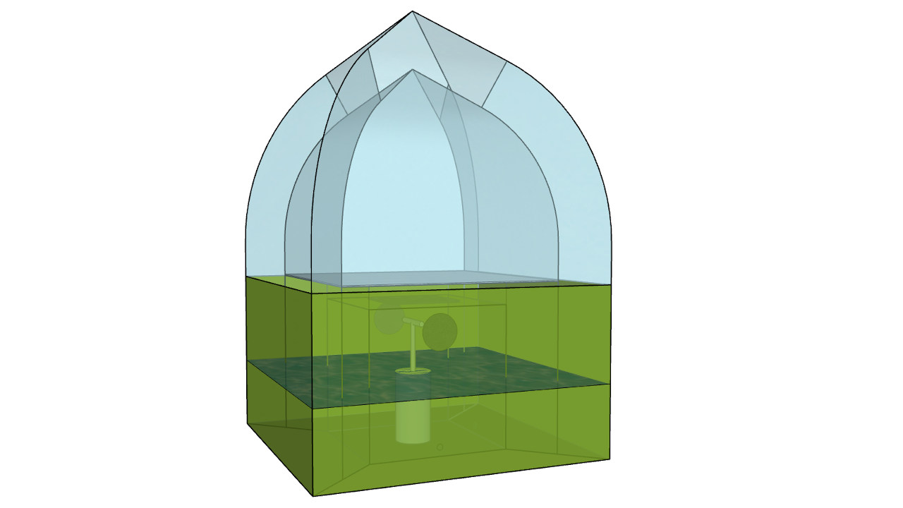 泡泡篷的模型现在有了自己的名字：ViviPOD，设计也更加整合化一了，将蓄液池和发泡器两者合为一体，简洁利落，便于携带展示